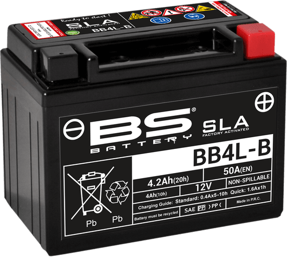 RG 80 GAMMA (1985 - 1995) bb4l-b sla battery | BS BATTERY