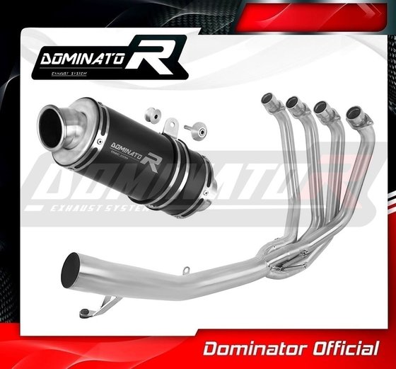 GSF 650 BANDIT (2007 - 2016) full exhaust system silencer gp1 black | Dominator