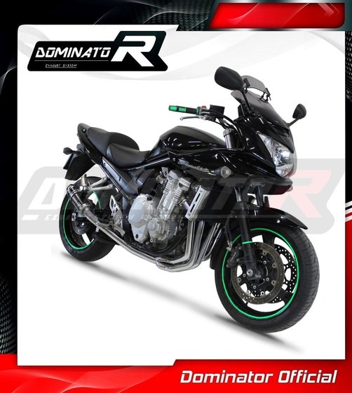 GSF 650 BANDIT (2007 - 2016) full exhaust system silencer gp1 black | Dominator