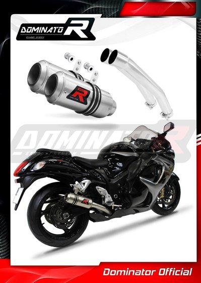 GSX 1300 R HAYABUSA (2008 - 2019) exhaust silencer gp | Dominator