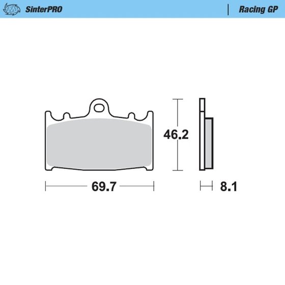 DR-Z 400 (2000 - 2009) racing brake pads | MOTO-MASTER