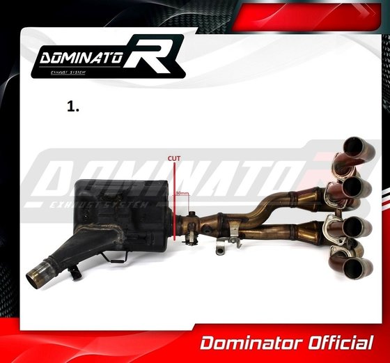 GSX-R 750 (2011 - 2017) exhaust cat eliminator decat | Dominator