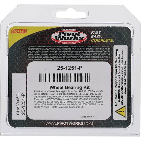 RF 900 R (1994 - 1998) wheel bearing kit front | All Balls