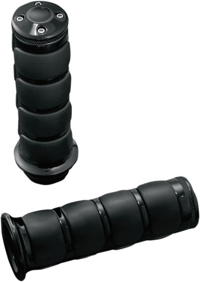 VL 1500 INTRUDER (1998 - 2016) iso black metric grips | KURYAKYN