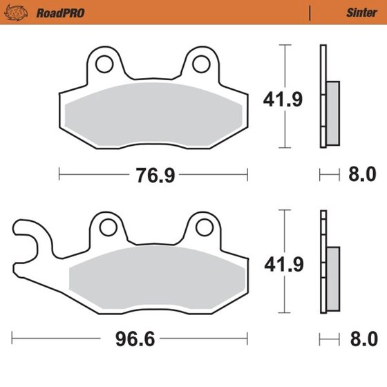 AN 400 BURGMAN (2007 - 2022) scooter brake pad | MOTO-MASTER