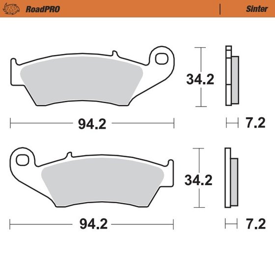 DR 650 (1996 - 2018) sintered front brake pad | MOTO-MASTER