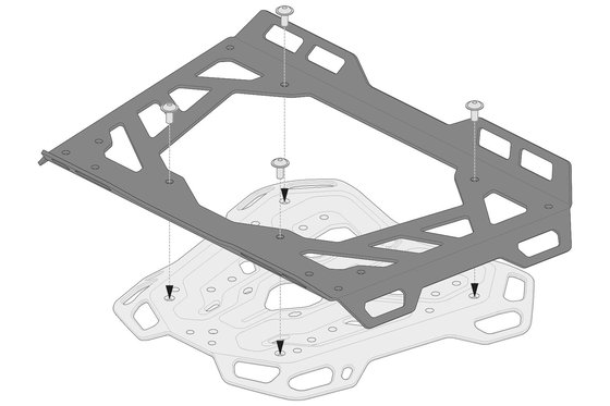 DL 1050 V-STROM (2020 - 2022) adventure-rack extension for luggage | SW-MOTECH