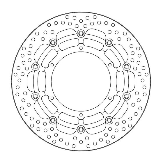 GSX-S 1000 F (2015 - 2020) halo floating brake disc | MOTO-MASTER