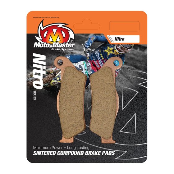 RM85 (2002 - 2022) moto-master brakepads kawasaki: kx80/100 <1996, kdx125 <2003, suzuki: rm80/85 < | MOTO-MASTER