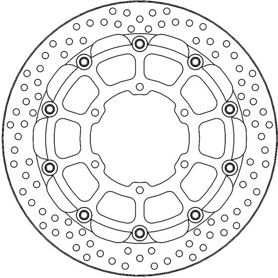 GSX-R 1000 (2001 - 2021) halo t-floater brake rotor | MOTO-MASTER