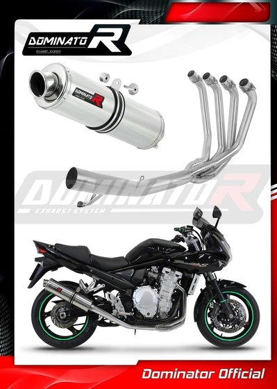 GSF 1250 S BANDIT (2007 - 2016) full exhaust system silencer st | Dominator