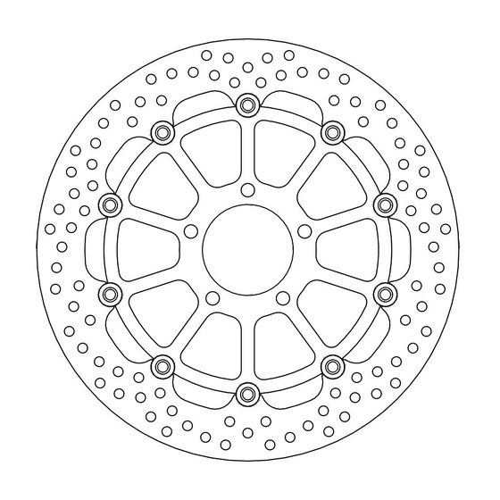 GSX 1300 R HAYABUSA (1999 - 2007) halo floating brake rotor | MOTO-MASTER