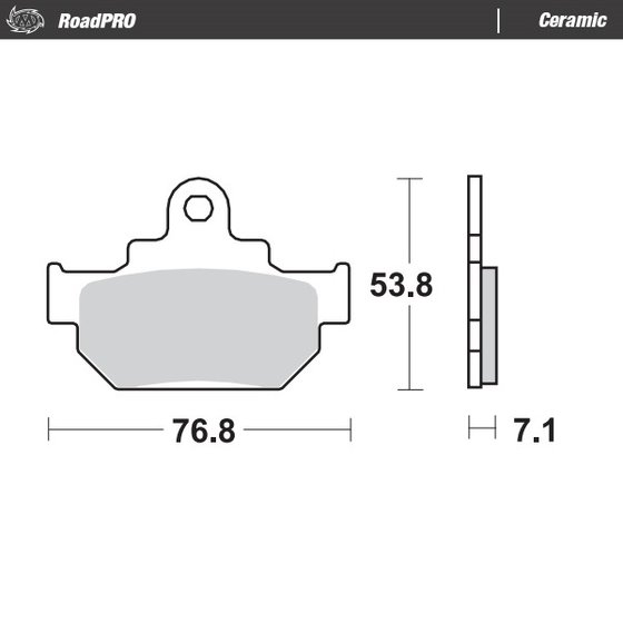 VL 125 INTRUDER (2000 - 2007) ceramic brake pad | MOTO-MASTER