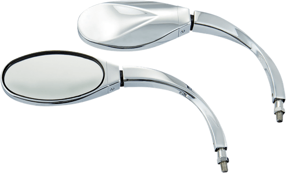 VS 1400 GLP INTRUDER (1987 - 2010) tall cruiser mirror | SHOW CHROME