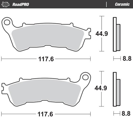 C 109 RT BOULEVARD (2008 - 2012) ceramic brake pad | MOTO-MASTER