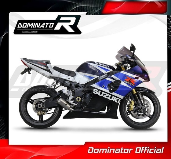 GSX-R 1000 (2001 - 2004) exhaust silencer muffler slip-on gps | Dominator