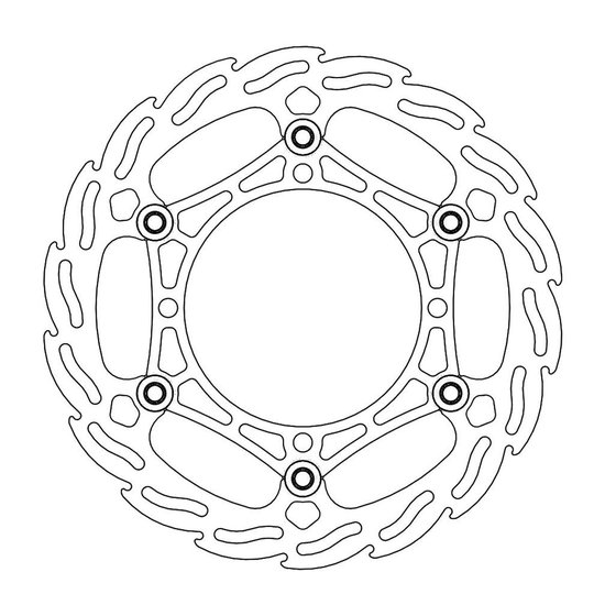 RM Z 250 (2004 - 2022) flame floating front brake rotor | MOTO-MASTER