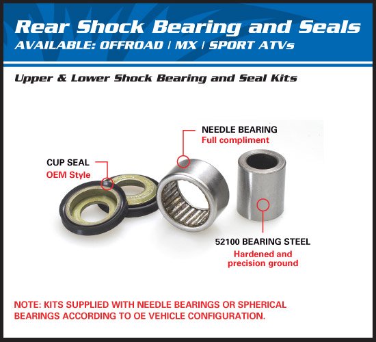 DR-Z 400 (2000 - 2022) upper rear shock bearing kit | All Balls