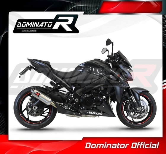 GSX-S 1000 (2015 - 2020) full exhaust system ex silencer hp8 | Dominator