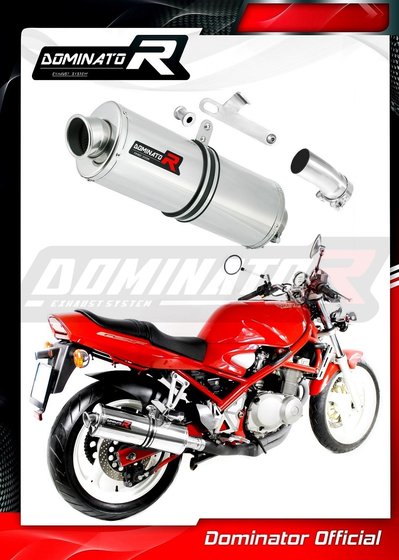 GSF 400 BANDIT (1991 - 1995) exhaust silencer oval | Dominator