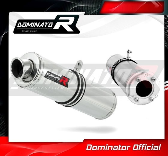 GSX-R 750 (2001 - 2005) exhaust silencer round | Dominator