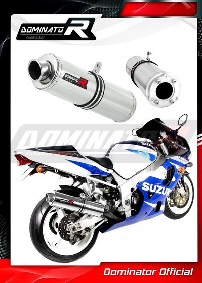 GSX-R 750 (2001 - 2005) exhaust silencer round | Dominator