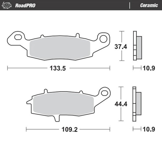 INTRUDER M1600 (2004 - 2004) ceramic brake pad | MOTO-MASTER