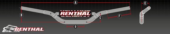 RMX 450 Z (2010 - 2019) red twinwall handlebar | RENTHAL