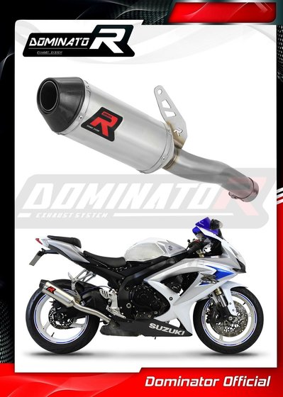 GSX-R 750 (2008 - 2010) exhaust silencer hp3 | Dominator