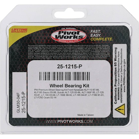 LT F 250 (2002 - 2014) wheel bearing kit front | All Balls