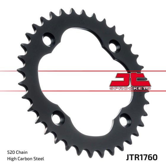 LT-Z 400 (2009 - 2012) steel rear sprocket | JT Sprockets