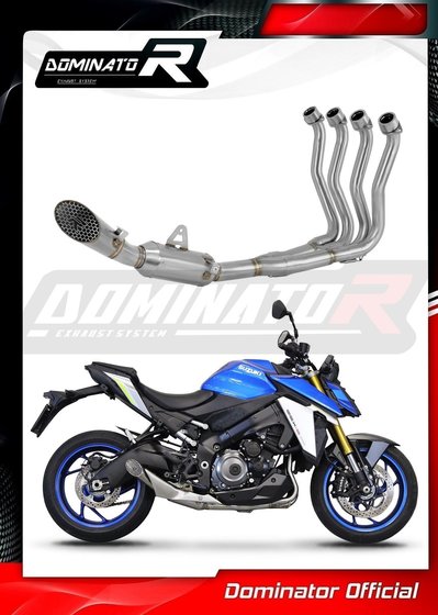 GSX-S 1000 (2021 - 2023) full exhaust system ex silencer gp3 | Dominator