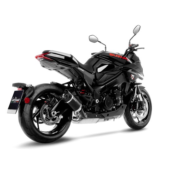 GSX-S 1000 (2015 - 2022) carbon fiber slip-on muffler | LEOVINCE