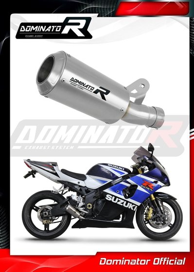 GSX-R 1000 (2001 - 2004) exhaust silencer muffler slip-on gps | Dominator