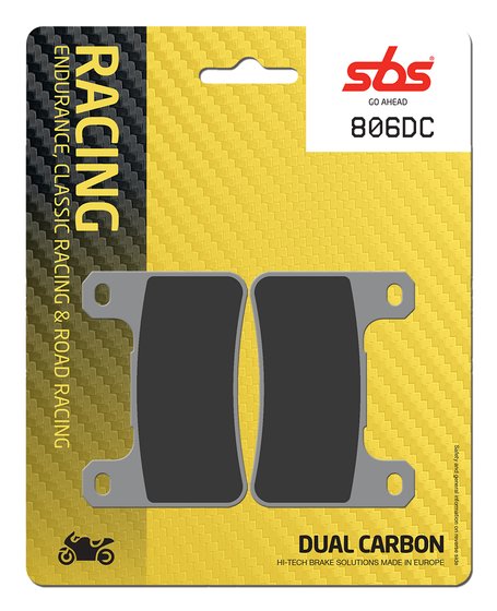 GSX-R 750 (2004 - 2010) brakepads dual carbon | SBS