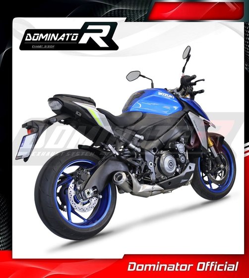 GSX-S 1000 (2021 - 2023) full exhaust system ex silencer gps + db killer | Dominator