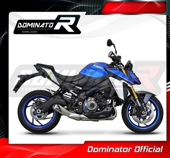 GSX-S 1000 (2021 - 2023) full exhaust system ex silencer gps + db killer | Dominator