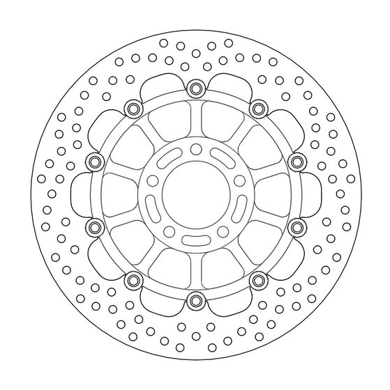 GSX-R 750 (1989 - 1995) halo floating brake rotor | MOTO-MASTER