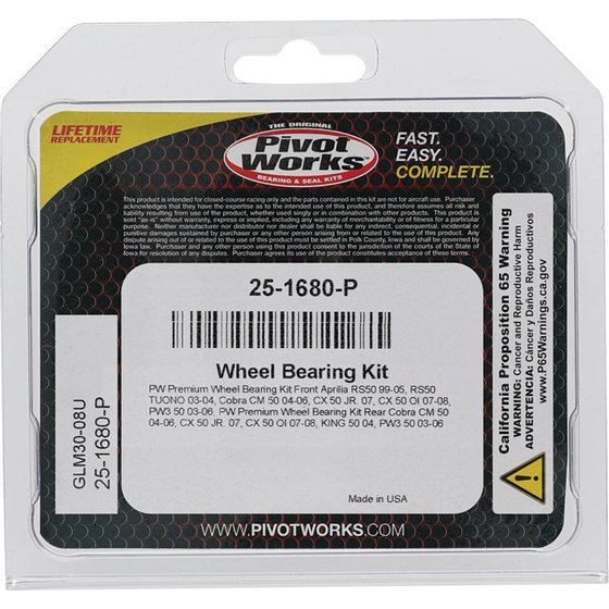 RM85 (2021 - 2022) wheel bearing kit front | All Balls