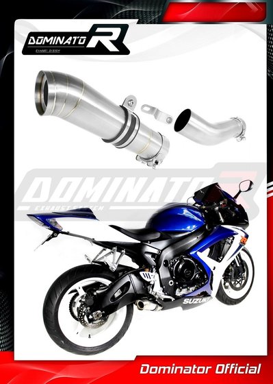 GSX R 600 (2006 - 2007) exhaust silencer gp2 | Dominator