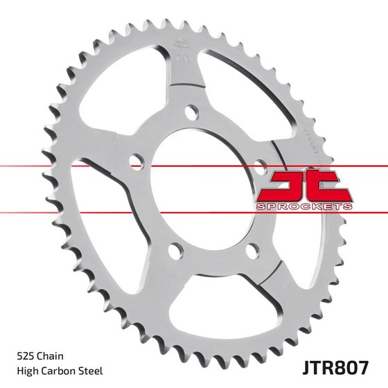 GSX 650 F (2008 - 2016) rear sprocket 45 tooth pitch 525 jtr80745 | JT Sprockets