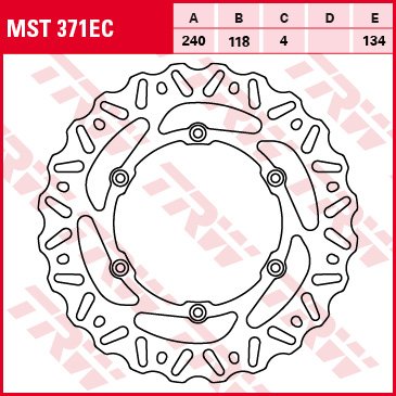 RM 125 (2006 - 2012) wave brake rotor | TRW