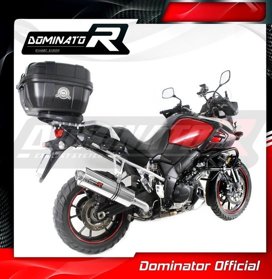 DL 1000 V-STROM (2014 - 2016) homologated exhaust silencer oval | Dominator