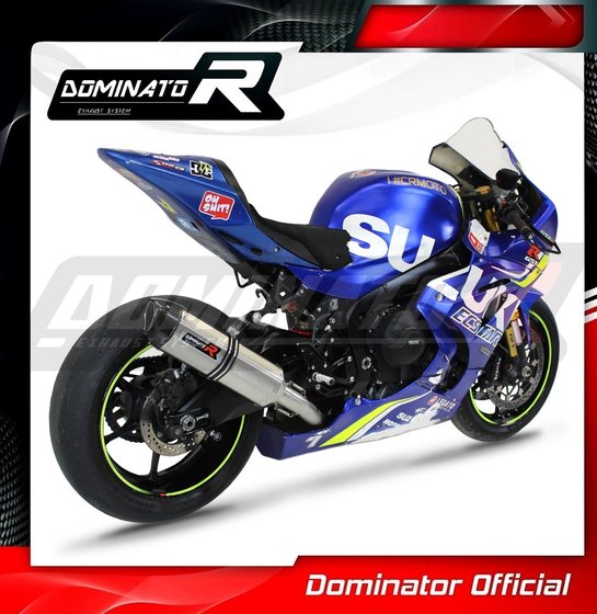 GSX-R 1000 (2017 - 2021) full exhaust system silencer hp1 | Dominator