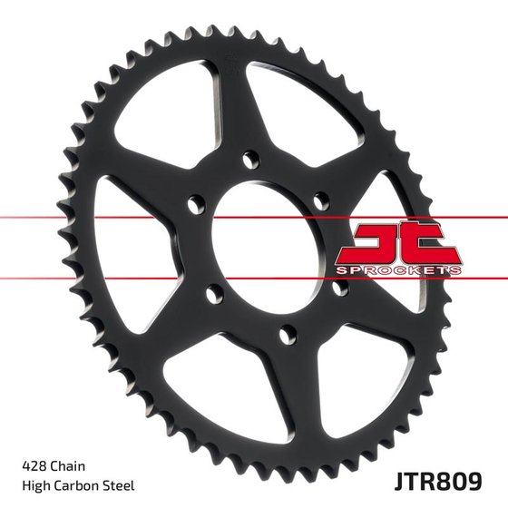 DR 125 (1980 - 2000) rear sprocket 53 tooth pitch 428 jtr80953 | JT Sprockets