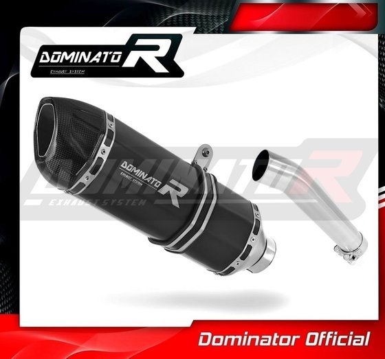 DL 650 V-STROM (2004 - 2006) exhaust silencer muffler hp1 black | Dominator