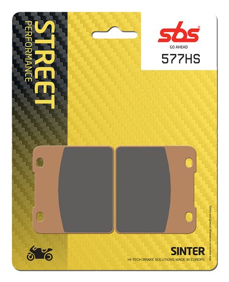 VS 600 INTRUDER (1997 - 1997) brakepads sintered | SBS