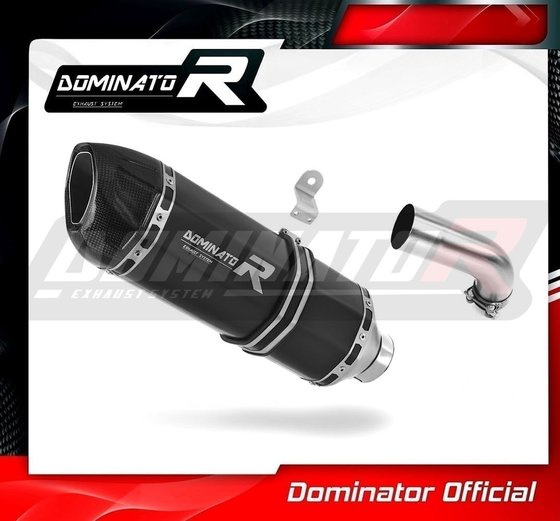 DL 1050 V-STROM XT (2020 - 2022) exhaust silencer muffler hp1 black | Dominator