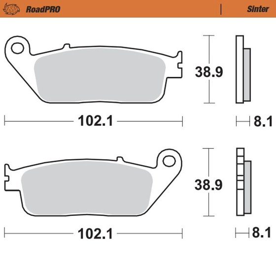 AN 650 BURGMAN (2002 - 2018) scooter brake pad | MOTO-MASTER