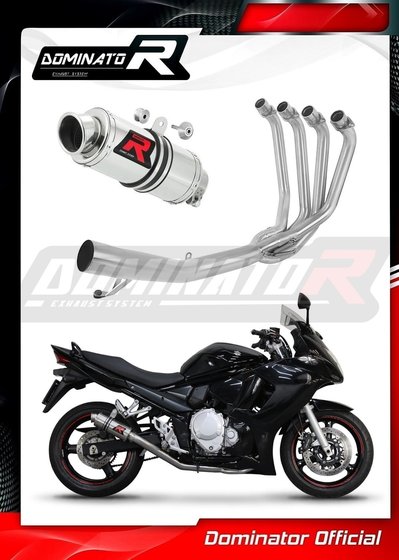 GSX 1250 (2010 - 2016) full exhaust system collector silencer gp1 + db killer | Dominator